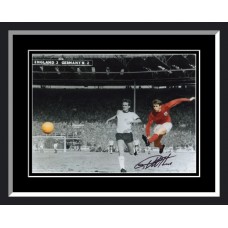 Geoff Hurst Signed England 4th Goal Framed Photo