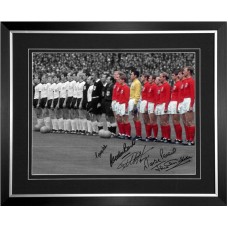 England 1966 World Cup Final Multi Signed & Framed Photo