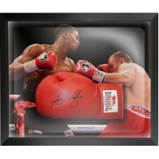Anthony Joshua Signed Londsdale Boxing Glove Framed in a Dome 