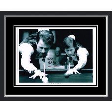Alex Higgins Signed & Framed Photo