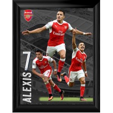 Alexis Sanchez Framed Arsenal Montage