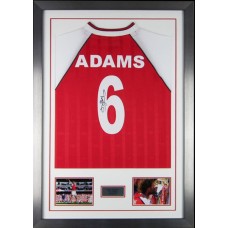 Tony Adams Signed & Framed Arsenal Shirt