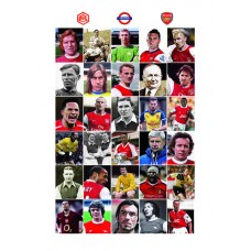 Arsenal Legends Limited Edition Montage