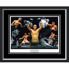 James Degale Signed & Framed Photo