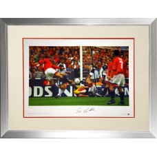 Eric Cantona Signed & Framed Photo Montage