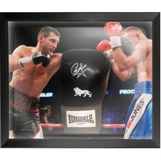 Carl Froch Signed Boxing Glove Framed in a Dome