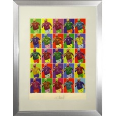Thierry Henry Signed & Framed 'Warhol' Montage