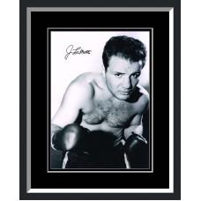 Jake LaMotta Signed & Framed Photograph Jake LaMotta Signed & Framed Photograph