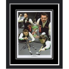 Mark Selby Signed  & Framed Photo Montage