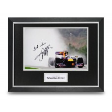 Sebastian Vettel Signed & Framed Photo