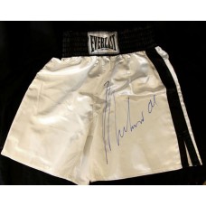 Muhammad Ali Signed Boxing Trunks (Online Authentics COA)
