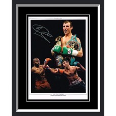 Joe Calzaghe Signed & Framed Photo 