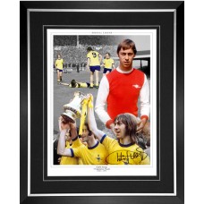 Charlie George Signed & Framed Arsenal Photo Montage  