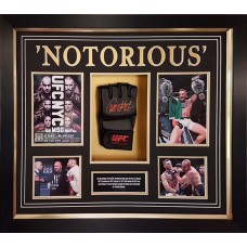 Conor Mcgregor Signed & Framed UFC Glove