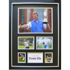 Ernie Els Signed & Framed Photo