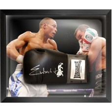 Chris Eubank Jr Signed Glove Framed in a Dome