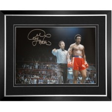 George Foreman Signed & Framed Photo