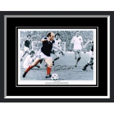 Archie Gemmill Signed & Framed Scotland Photo 