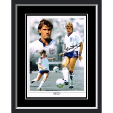 Glenn Hoddle Signed England Photo Montage