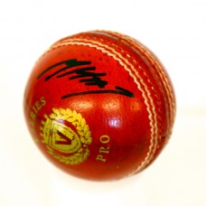 Matthew Hoggard Signed Red Cricket Ball