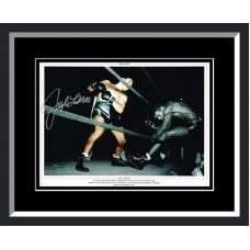 Jake LaMotta Signed & Framed Photo