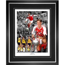 Paul Merson Signed & Framed Arsenal Montage