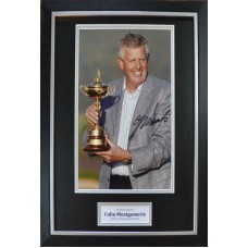 Colin Montgomerie Signed & Framed Photo