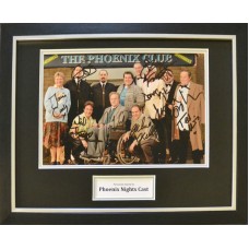 Phoenix Nights Framed Photo Montage Signed by the cast including Peter Kay