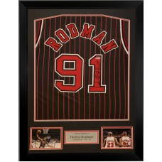 Dennis Rodman Signed & Framed Chicago Bulls NBA Shirt Dennis Rodman Signed & Framed Chicago Bulls NBA Shirt
