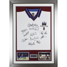 West Ham United 1980 FA Cup Final Shirt Signed By 12